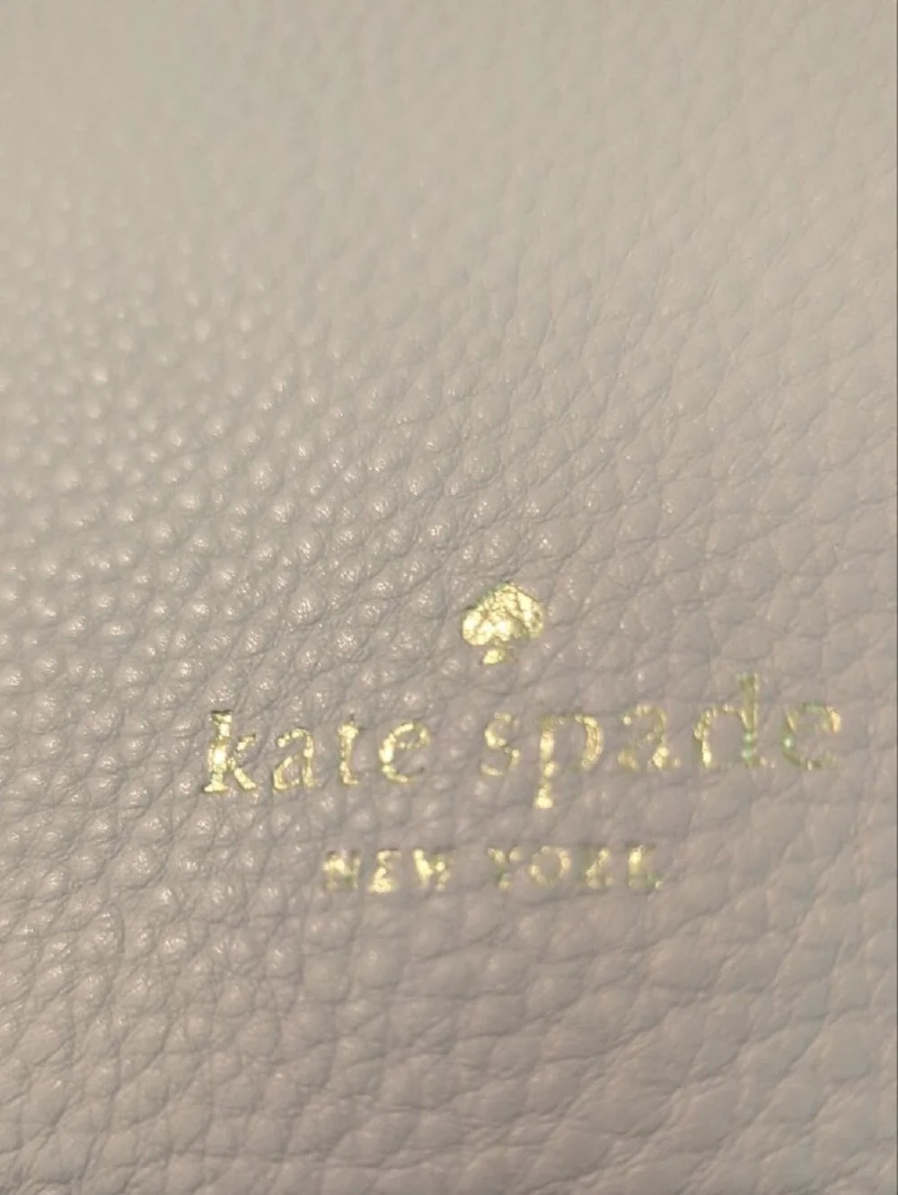 kate spade Pebbled Leather Backpack in Light Blush
